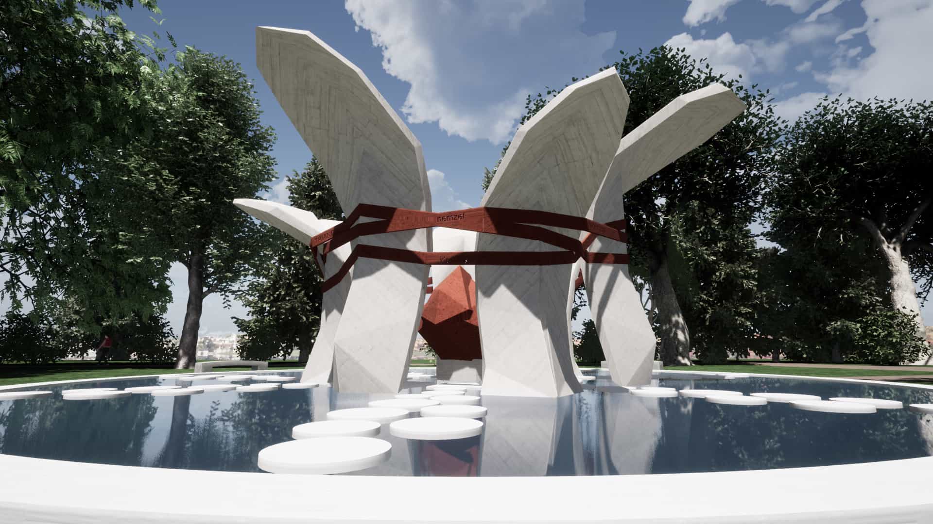 Nemzeti Összetartozás Emlékhely terv